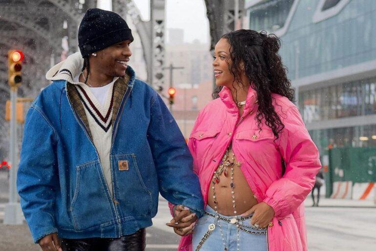Rihanna embarazada por las calles de Nueva York de la mano de Asap Rocky