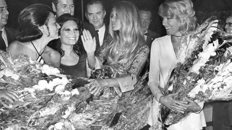 Rocío Jurado durante la elección de Lady España (1967)