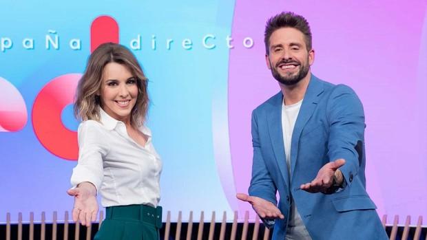 Ana Ibáñez y Ángel Pons, presentadores de 'España directo'