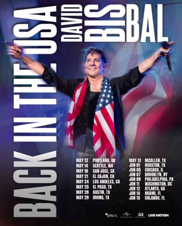 David Bisbal a los escenarios de Estados Unidos
