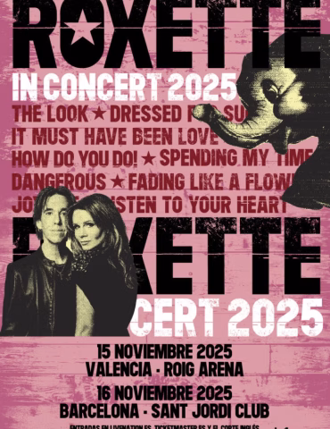 Roxette darán conciertos en Barcelona y Valencia