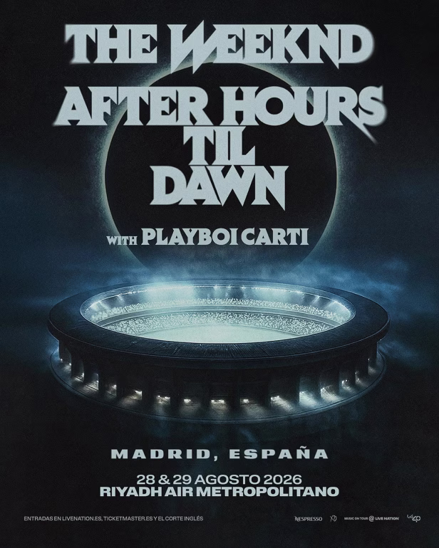 The Weeknd da a conocer dos conciertos en Madrid en 2026
