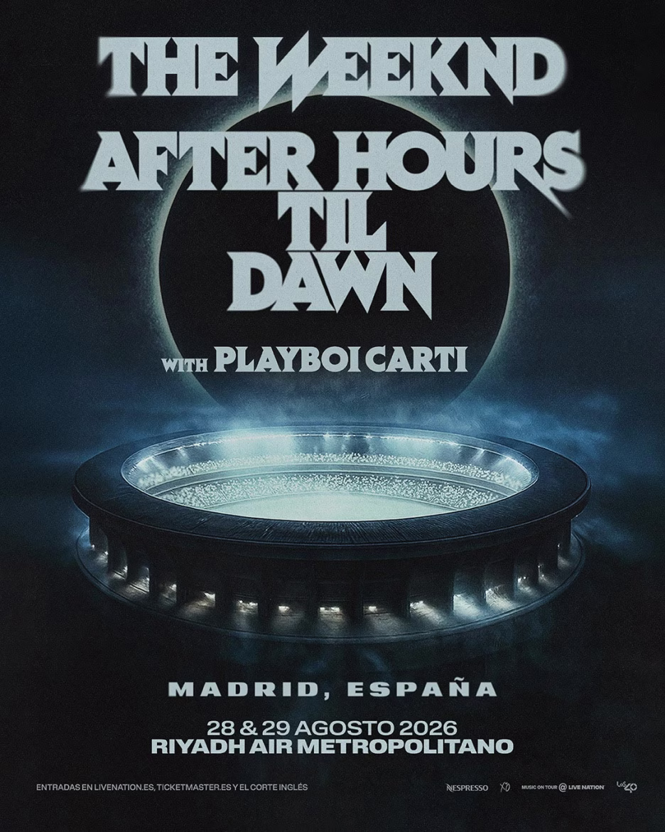 The Weeknd da a conocer dos conciertos en Madrid en 2026