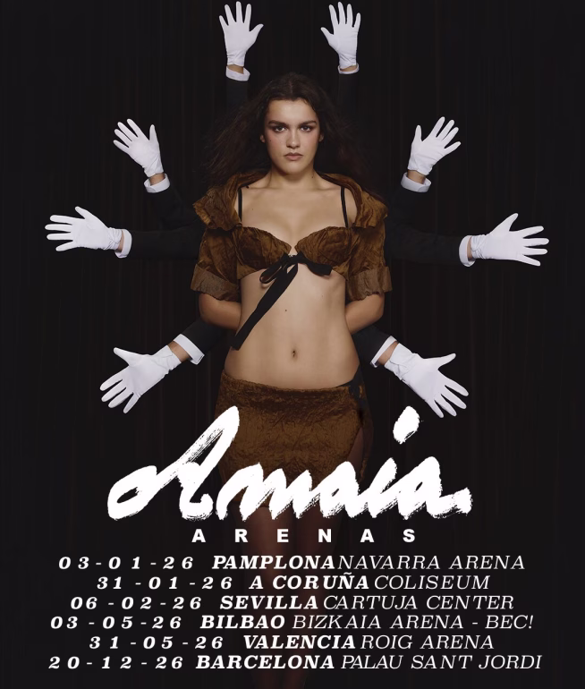 Amaia anuncia su esperada gira por Arenas para 2026
