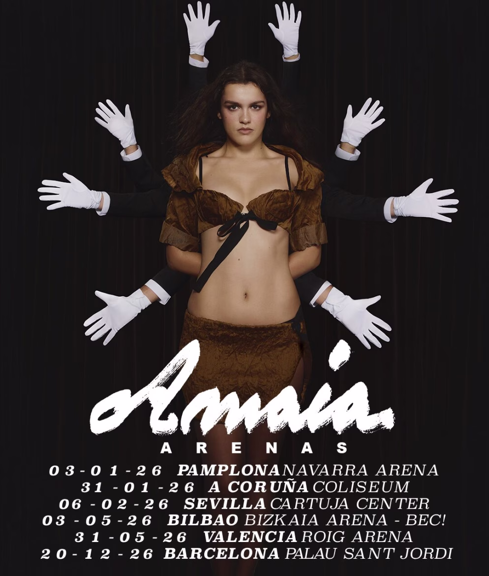 Amaia anuncia su esperada gira por Arenas para 2026