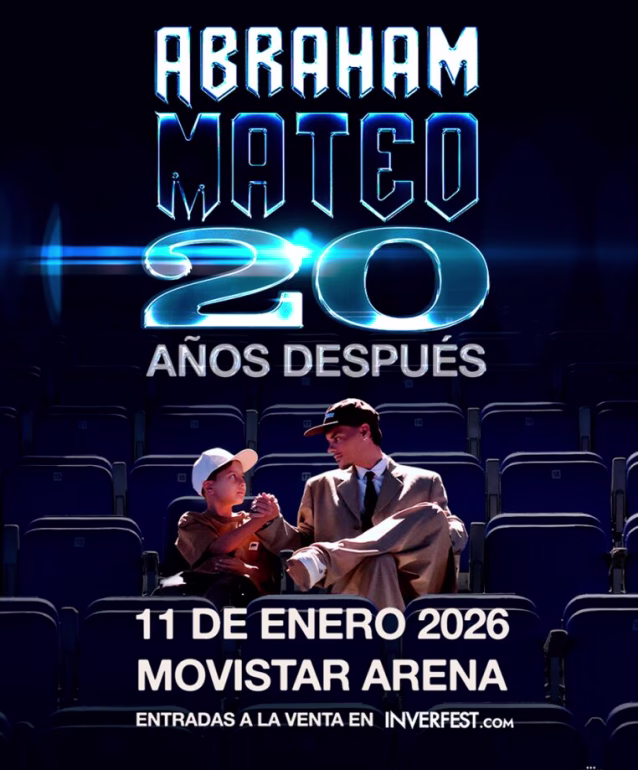 Abraham Mateo celebra 20 años de carrera en Movistar Arena