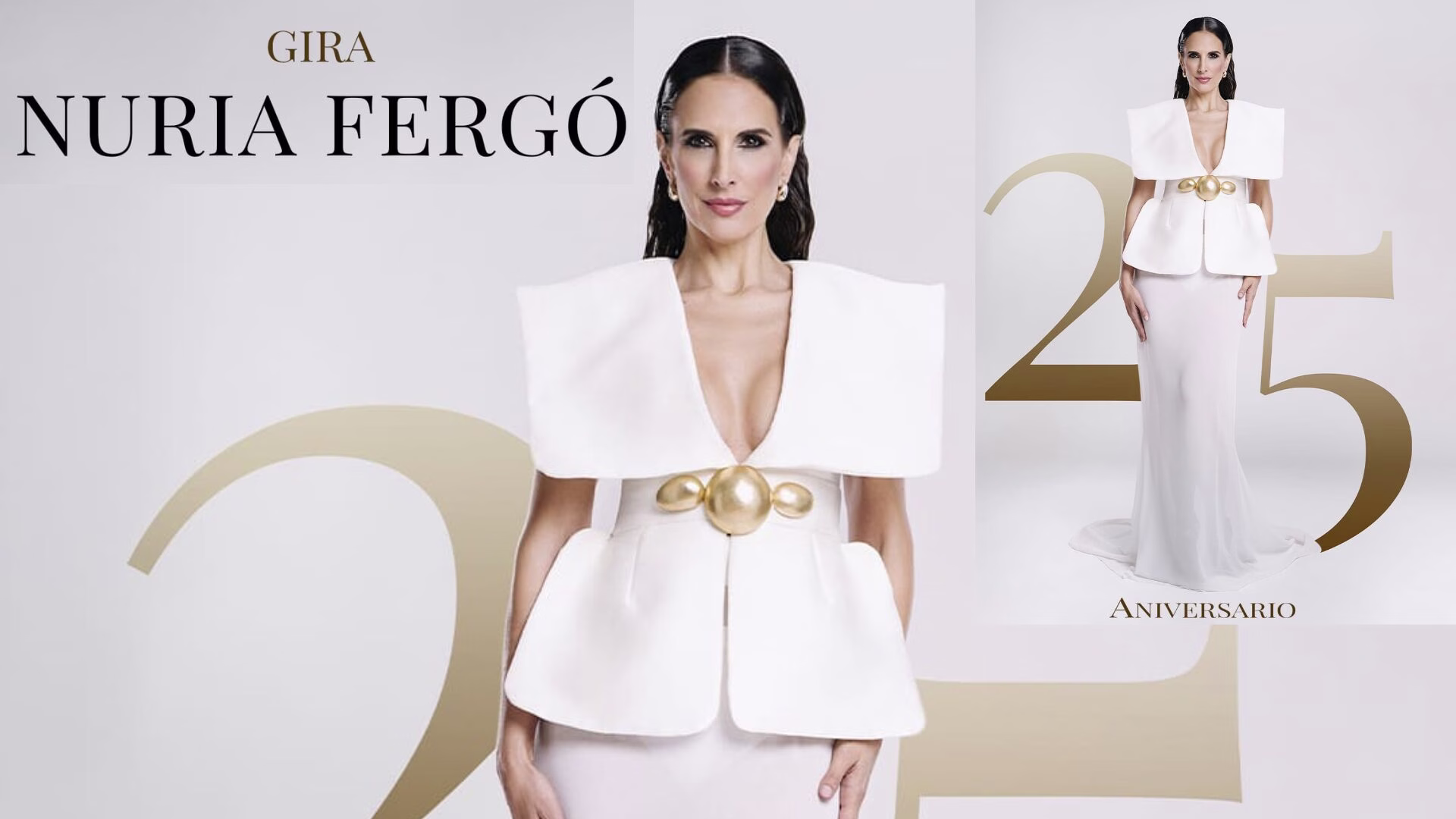 Nuria Fergó pide a todos sus seguidores celebrar juntos 25 años de música.