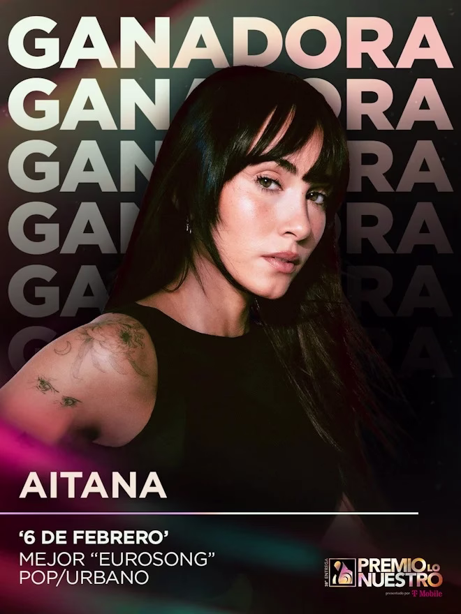 Aitana gana un premio "Lo Nuestro"