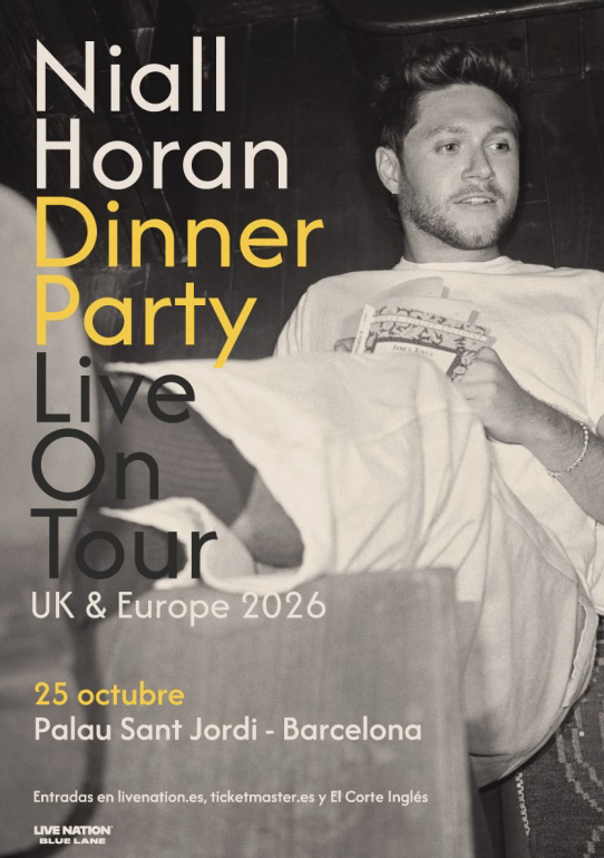 Niall Horan anuncia su nueva gira: "Dinner Party Live On Tour"