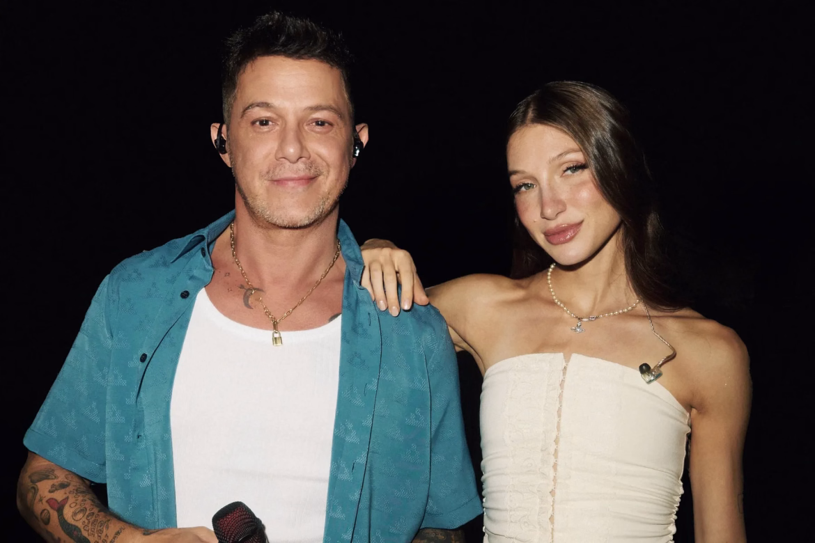 Yami Safdie junto a Alejandro Sanz dicen "Cuéntame"