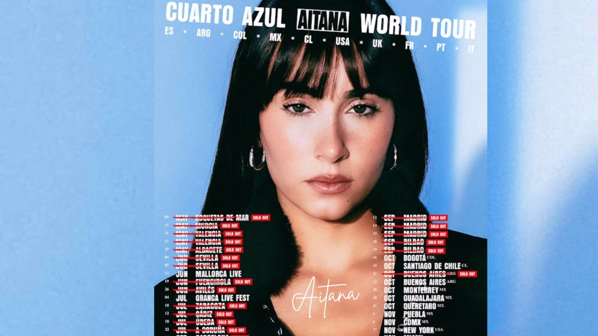 Aitana agota el Movistar Arena de Buenos Aires en tiempo récords