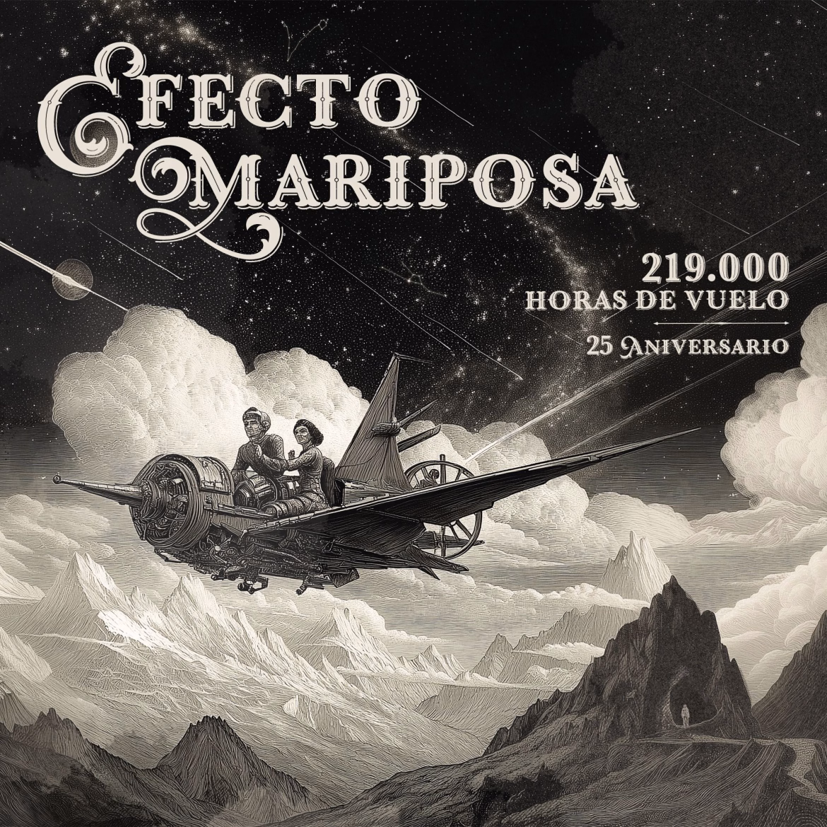 Efecto Mariposa presenta nuevo disco "219.000 Horas de Vuelo"