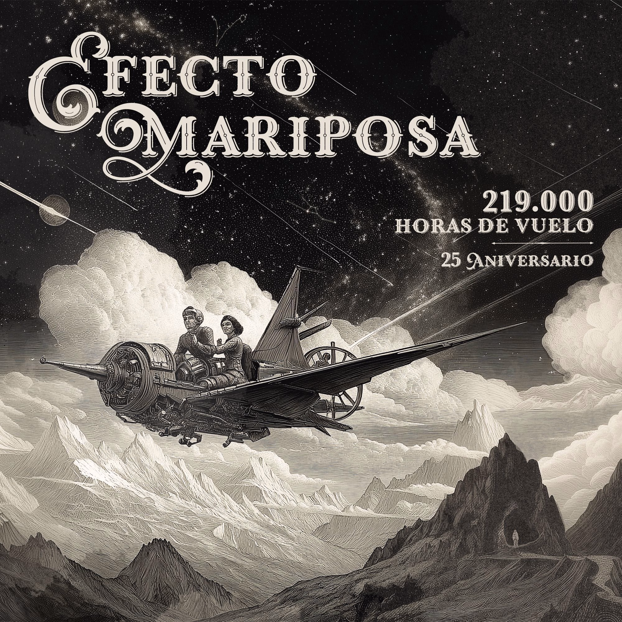 Efecto Mariposa presenta nuevo disco "219.000 Horas de Vuelo"