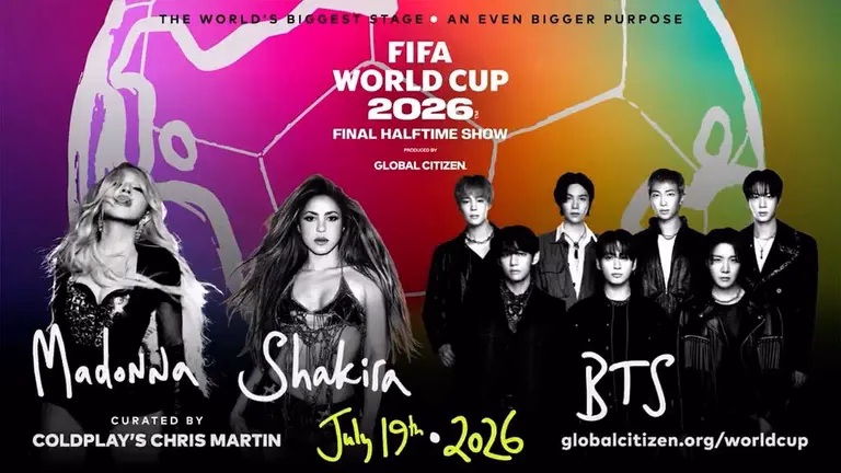 Madonna, Shakira y BTS, estarán en la final del Mundial de Futbol