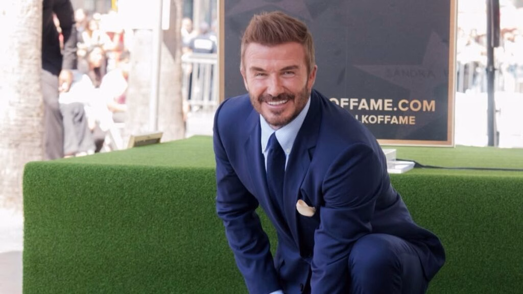 David Beckham ya tiene una estrella en Hollywood