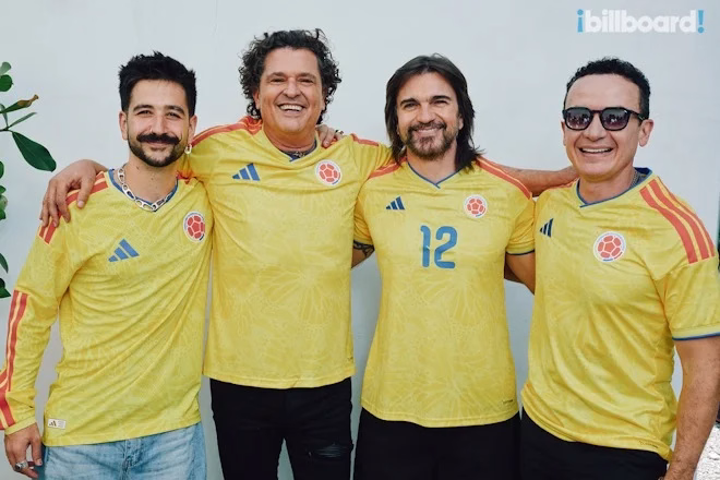 Juanes, Carlos Vives, Fonseca y Camilo en los "Billboard Español"