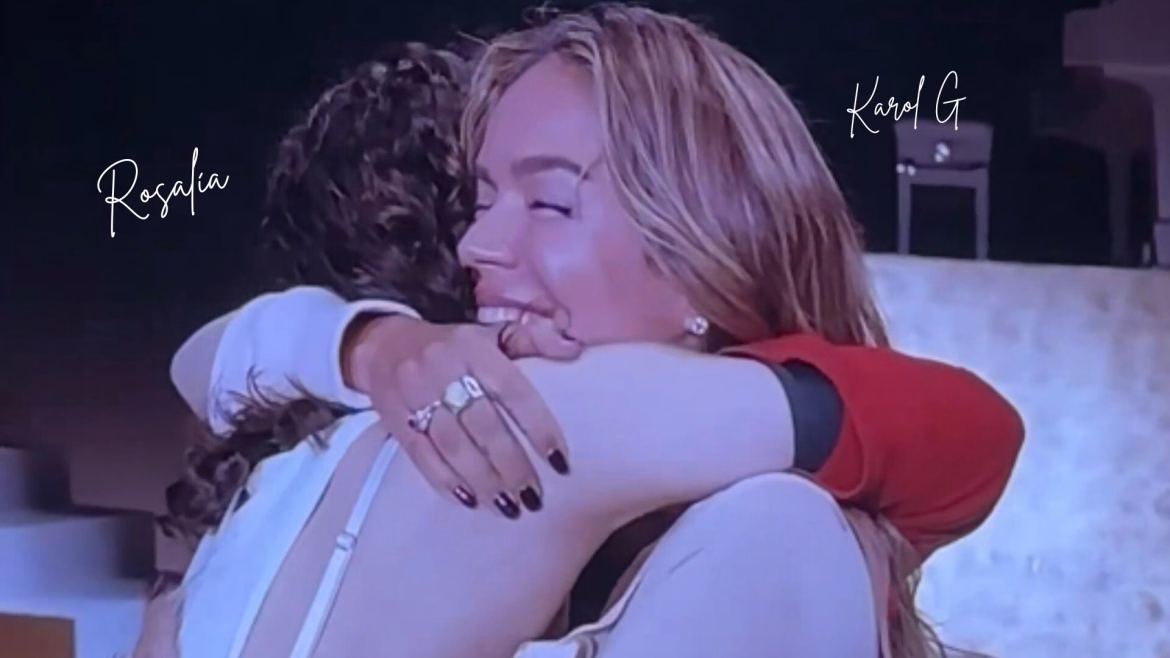 Rosalía sienta en su confesionario a Karol G