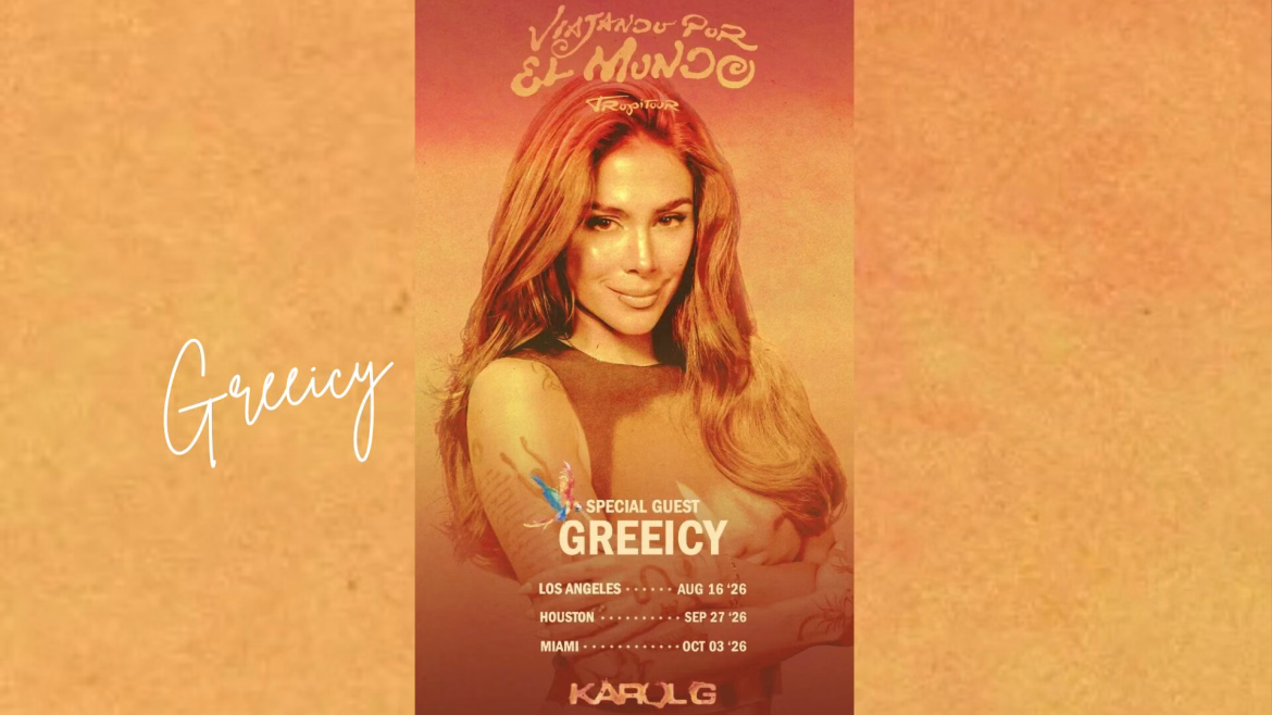 Greeicy arranca motores con su Candela World Tour
