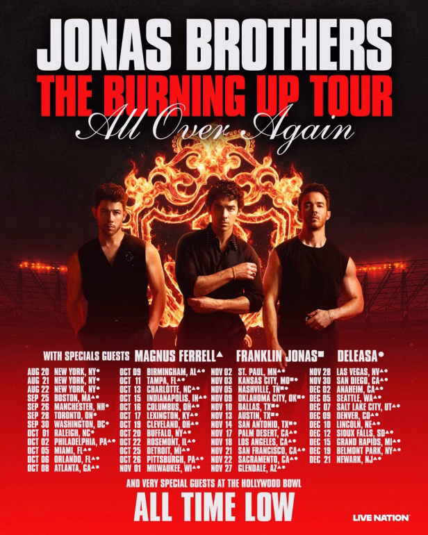 Los Jonas Brothers anuncian nueva gira en Estados Unidos