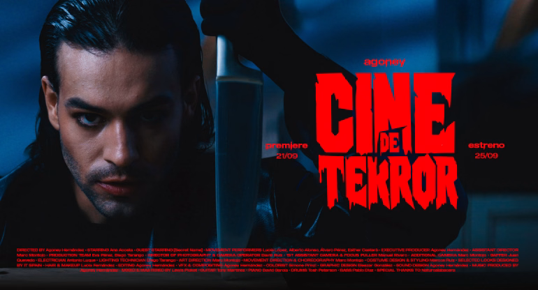Agoney abre una nueva etapa artística con “Cine de Terror”
