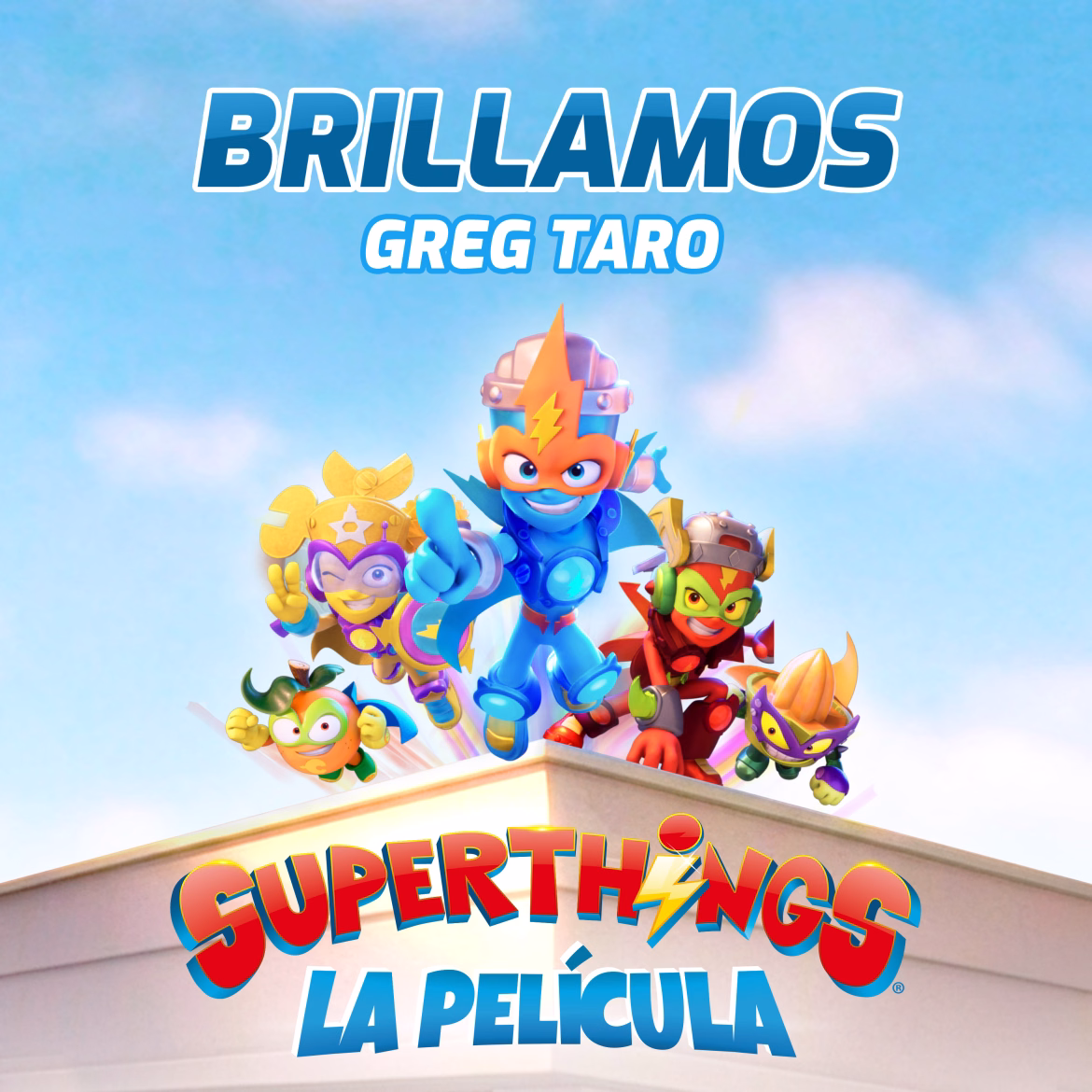 Greg Taro presenta Brillamos de la película Superthings