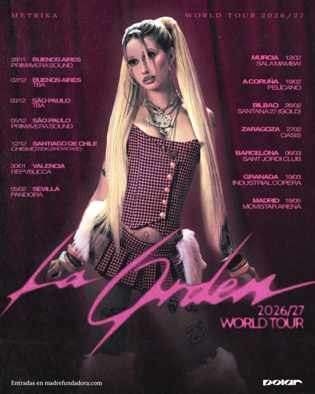 Metrika anuncia la orden de su World Tour