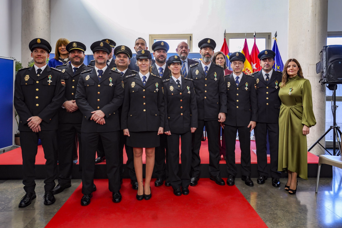 Móstoles rinde homenaje a la Policía Nacional